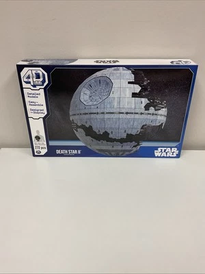 Construcción 4D, Star Wars Estrella de la Muerte ll Kit Modelo 3D 272 Piezas | Totalmente Nuevo En Caja G39 Foto 1 de 3