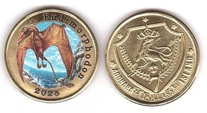 Adonara Island - 7 Dollars 2025 UNC Dinosaur Eudimorphodon Lemberg-Zp - Picture 1 of 1