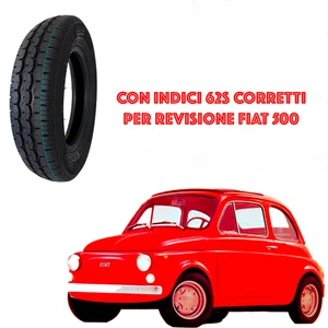 4 X Pneumatici 125 R12 62S M+S FIAT 500 TUBELESS DATEX WR075 DOT 2025 - Imagen 1 de 4