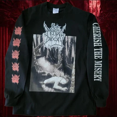 Mortal Decay Grisly Aftermath Long Sleeve T-Shirt Tee REPRINT Small to 5xl  - Image 1 of 3