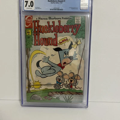 Charlton Hanna-Barbera HUCKLEBERRY HOUND # 1 Graded Cgc - Image 1 of 4