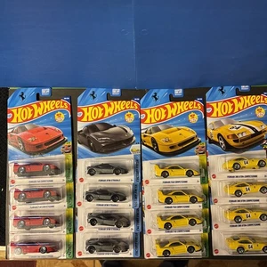 2025 Hot Wheels Lot Of 16 Ferrari F40 365 GTB4 SF90 Q Case + L Case Red F40 - Picture 1 of 5
