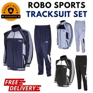 New Mens Tracksuit Sets Bottoms Jogging Casual Gym Jogging Striped Sweat Suits - Picture 1 of 27