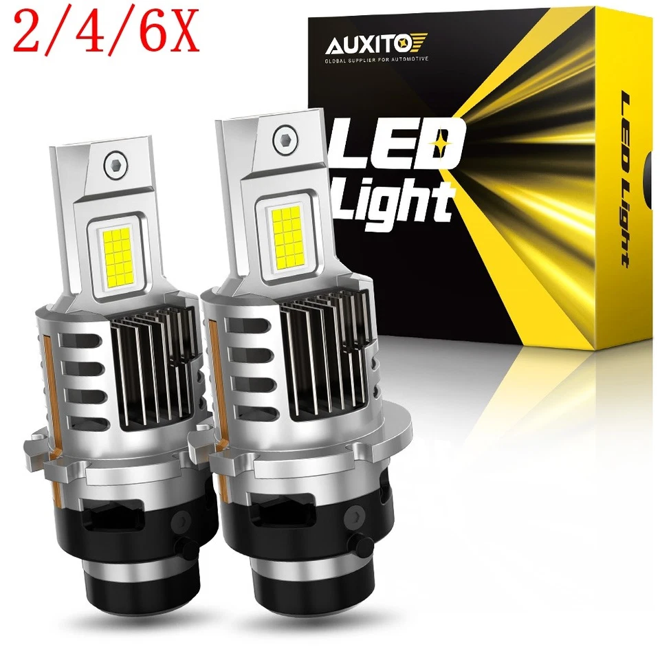 Bombilla de faro LED 2/4/6X D2S reemplazar HID xenón blanco 40000LM 6500K conversión Foto 1 de 4