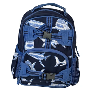 PBK Pottery Barn Kids Mackenzie Mini Glow In The Dark Shark Backpack Vintage - Picture 1 of 14