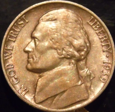 1939-D Jefferson Nickel Choice BU Uncirculated - Image 1 of 2