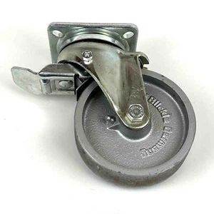 BLICKLE LH-G 125G-1 Schwerlast-/lenkrollen Metall mit Anschraubplatte, unused - Bild 1 von 3