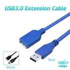 USB 3.0 A Male To Female USB Extension Cable 5Gbps Cord For Sync Data Transmissi