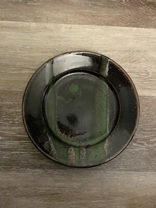 Authentischer Vintage Fred Johnston Kunst Studio Keramik Teller signiert - Bild 1 von 3