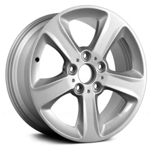 Wheel For 2001-2006 BMW 325xi 17x7 Alloy 5 Spoke Silver 5-120mm With Offset 47mm - Picture 1 of 1