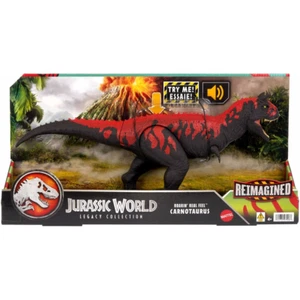 Jurassic World Mattel Reimagined Legacy Collection Roarin’ Real Feel CARNOTAURUS - Picture 1 of 6
