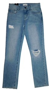 NEW NWT Boy's DL1961 Hawke Smart Denim Skinny Patch Distressed Blue Jeans 16 - Picture 1 of 7