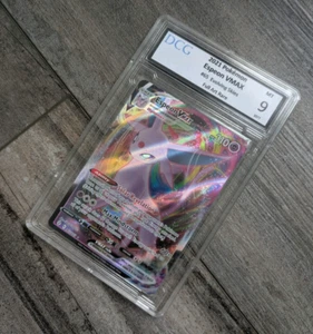 2021 Pokemon Espeon VMAX #65 Evolving Skies Rull Art Rare DCG 9 MT Free Shipping - Picture 1 of 2