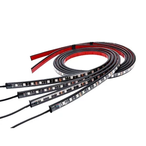 Kit Led De Iluminación Multicolor 4 Tiras Led 12V Control Bluetooth - Imagen 1 de 4