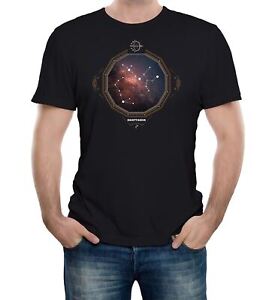 Mens Sagittarius Star Sign Constellation T-Shirt Zodiac Astrology Horoscope