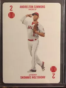 2019 Topps Kenny Mayne 52-Card Baseball Andrelton Simmons Los Angeles Angels - Picture 1 of 2