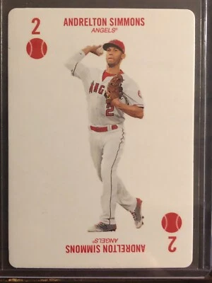 2019 Topps Kenny Mayne 52-Card Baseball Andrelton Simmons Los Angeles Angels - Image 1 of 2