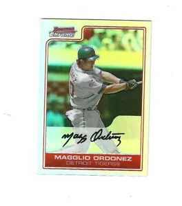 Bowman Chrome Refractors #143 2006 Magglio Ordóñez Detroit Tigers - Imagen 1 de 1