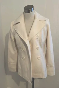 Guess Wool Blend Womens Pea Coat - Free Shipping to US - Picture 1 of 8