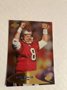 SAN FRANCISCO 49ERS STEVE YOUNG 1998 edge 3rd quarter insert football card cscan - Picture 1 of 2