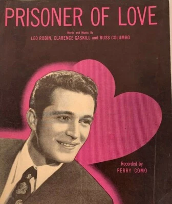 Vintage Sheet Music Prisoner of Love recorded by Perry Como                PA-11 - Image 1 of 4
