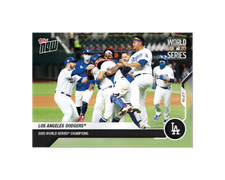 2020 TOPPS NOW #482 LOS ANGELES DODGERS - 2020 WORLD SERIES CHAMPIONS