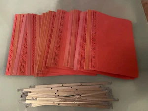 15 St. ORGALEX® Hängehefter 2 Abheftvorrichtungen rot Rechtsheftung - Bild 1 von 4