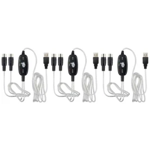 Usb Midi Kabel Midi Kabel 1m Midi Usb Kabel Pc Audio Interface Usb Zu Midi Kabel - Bild 1 von 12