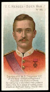 Taddy - 'V.C. Heroes - Boer War (81-100)' (1902) - Sargt. B. Traynor V.C. - Picture 1 of 2