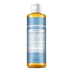 Dr Bronner's All-One Magic Soap - Baby Unscented- 240ml - Picture 1 of 2