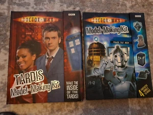 2 x Doctor Who - TARDIS model making kit + four model kit, K9 Cyberman, Dalek - Picture 1 of 1