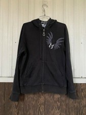 Monarchy men's full zip sweatshirt jacket dark gray size S