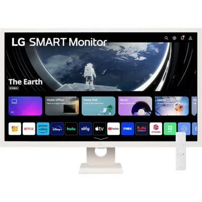 LG MyView Smart Full HD Monitor White - Image 1 of 4