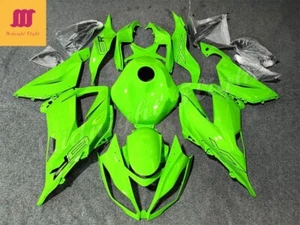 Kit Carene/Fairing ABS Verde per Kawasaki Ninja ZX6R 636 2013-2018 Iniezione Set - Foto 1 di 4