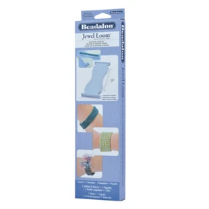 Beadalon® Jewel Loom® Werkzeug zum Perlenweben mit Beutel, Nadel und Faden - Bild 1 von 1