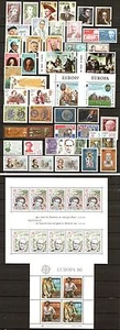 DG0712) Cept schöne Lot postfrisch 1980-1985, viele Blöcke, 4 Bilder - Picture 1 of 4