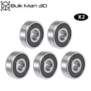 10PCS 625-2RS Deep Groove Ball Bearing 5x16x5mm Rubber Sealed Bearing V Wheel - Bild 1 von 8