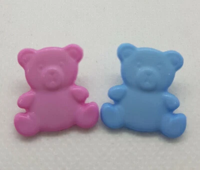 Baby button - Novelty / Bear / Craft 25mm in 2 colours - Cardigan buttons - Image 1 of 4
