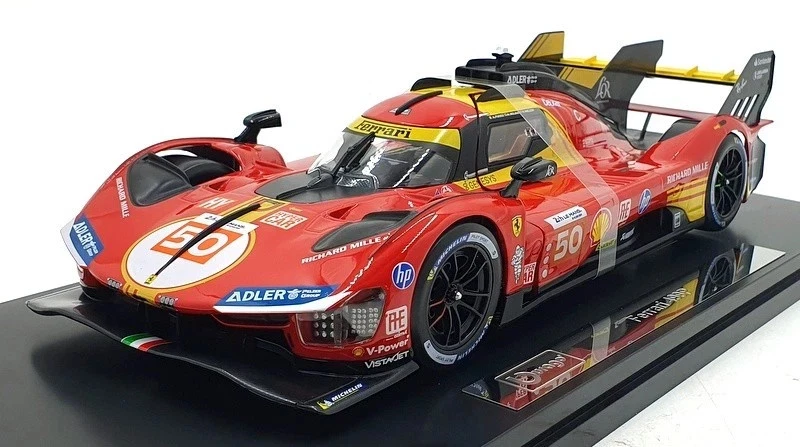 1 43 BURAGO Ferrari 499P #50 Winner Le Mans 2024 Fuoco Molina Showc.BU36316-50