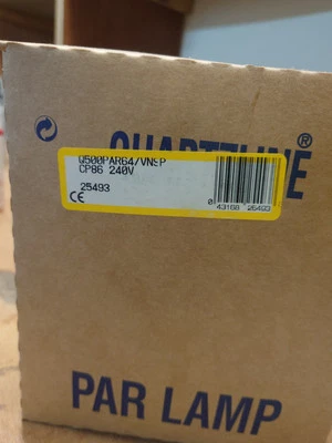 GE General Electric Q500 Par64 / VNSP CP86 240v  500w. - Image 1 of 3