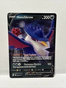 Honchkrow V - 088/172 Ultra Rare Brilliant Stars NM Pokemon TCG  - Picture 1 of 2