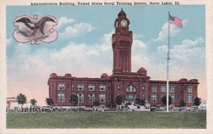 AK Große Seen IL U S Marine Training Station Verwaltungsgebäude um 1920 um 36 - Bild 1 von 2