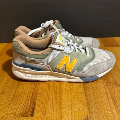 Новый баланс 997H кроссовки с желтый и зеленый основные моменты размер 8 - Изображение 1 из 4