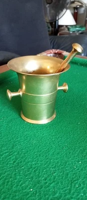 Grand Mortier En Laiton - Photo 1/4