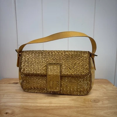 Cartera rectangular vintage Lord & Taylor para mujer Old Hollywood con cuentas glamour dorada Foto 1 de 4