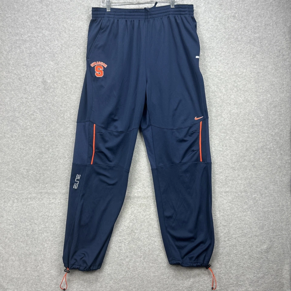 Pantalones deportivos Syracuse naranja para hombre XXL azul Nike Elite baloncesto sudaderas joggers Foto 1 de 4