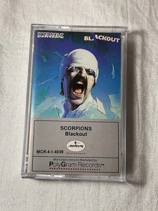 SCORPIONS ~ Blackout  (Cassette 1982 Polygram/Mercury) - Picture 1 of 4
