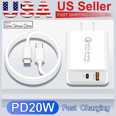 3FT Charger Cable Type c Super Fast Wall Adapter For Samsung Galaxy S25 S24 S23 - Image 1 of 4