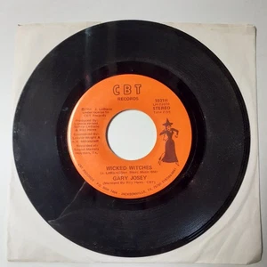 Gary Josey - Wicked Witches 7" Record 1984 CBT Records Stereo 45 RPM - Picture 1 of 2