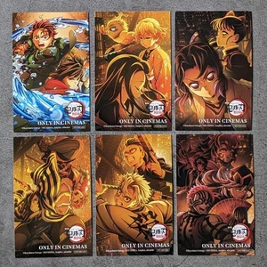 Demon Slayer Infinity Castle Movie Ticket Trading Card Limited Edition Set of 6 - Picture 1 of 10